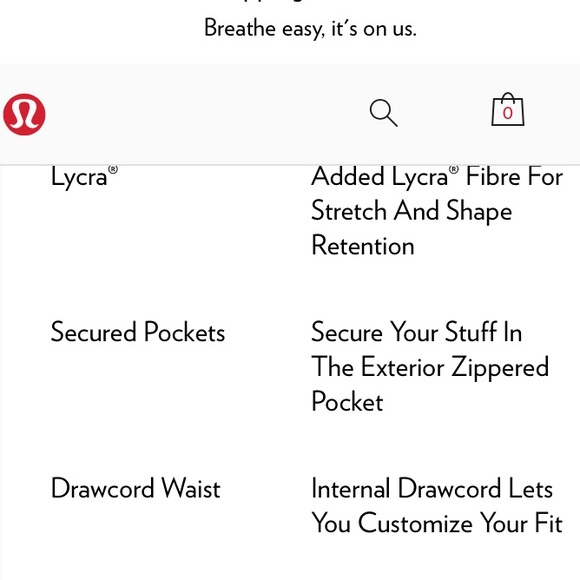 NWT Lululemon Wunder Unders 28" 4 6 - Picture 5 of 5